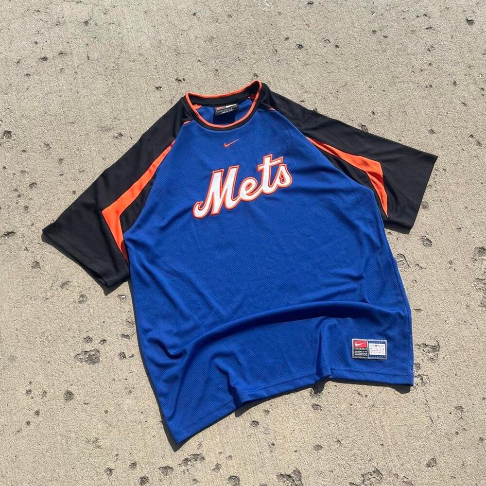 Vintage Nike New York Mets Center Swoosh Jersey